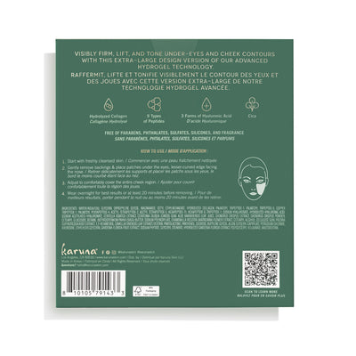 Karuna Collagen Hydrogel Eye + Cheek Contour Patches