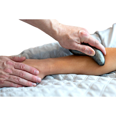 Treatment Stones & Salt Stones Theratools Soapstone Yin Trigger Massage Tool, 5.25"L x 2"W